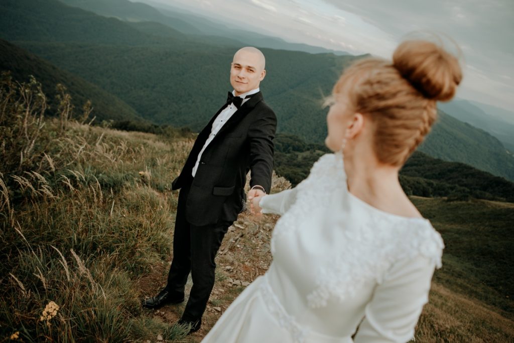 zdjęcia ślubne w Bieszczadach