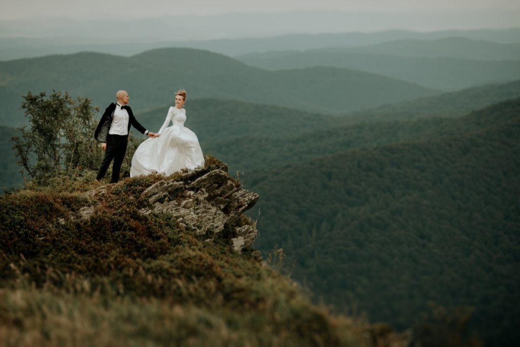 zdjęcia ślubne w Bieszczadach