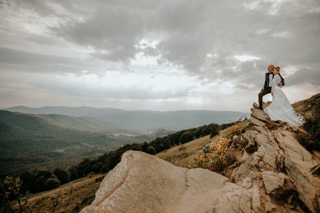 zdjęcia ślubne w Bieszczadach