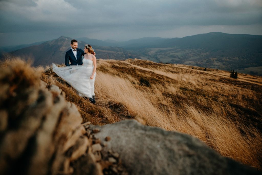 zdjęcia ślubne w Bieszczadach