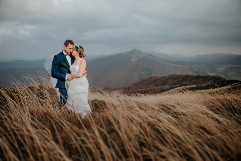 zdjęcia ślubne w Bieszczadach
