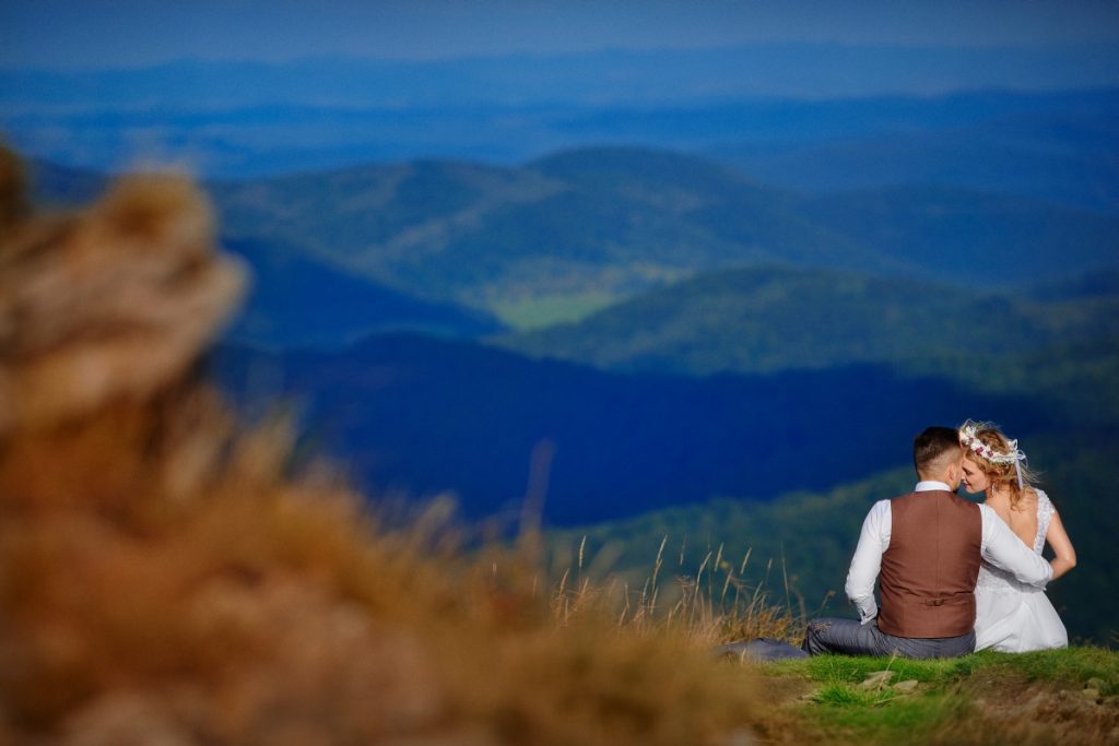 zdjęcia ślubne w Bieszczadach